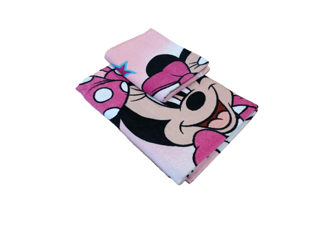 DISNEY- MARVEL Set 2 Asciugamani 100% Cotone spugna