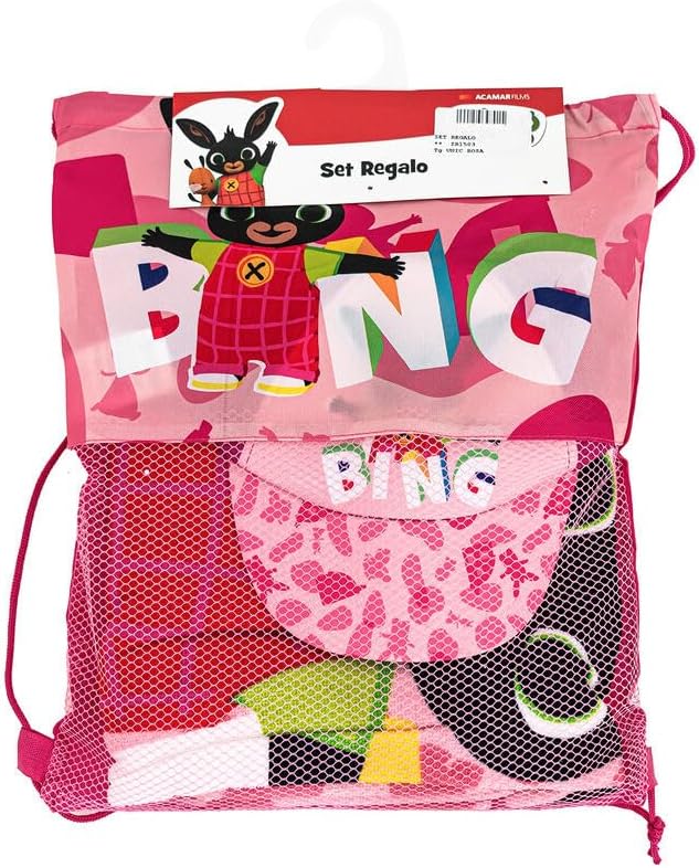 ELLEPI Set Mare e Asilo 3 Pezzi Ellepi – Bing, Mickey o Minnie | Zainetto, Telo Microfibra e Cappellino