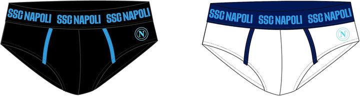 SSC NAPOLI Hermet – Slip Uomo, Confezione da 2 pezzi