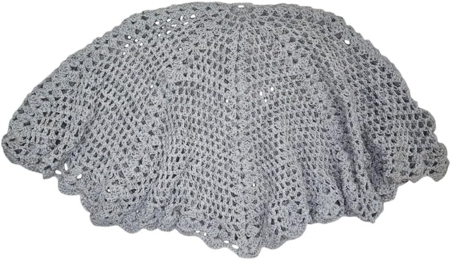 Mantellina Donna Coprispalle Misto Lana Fatta A Mano