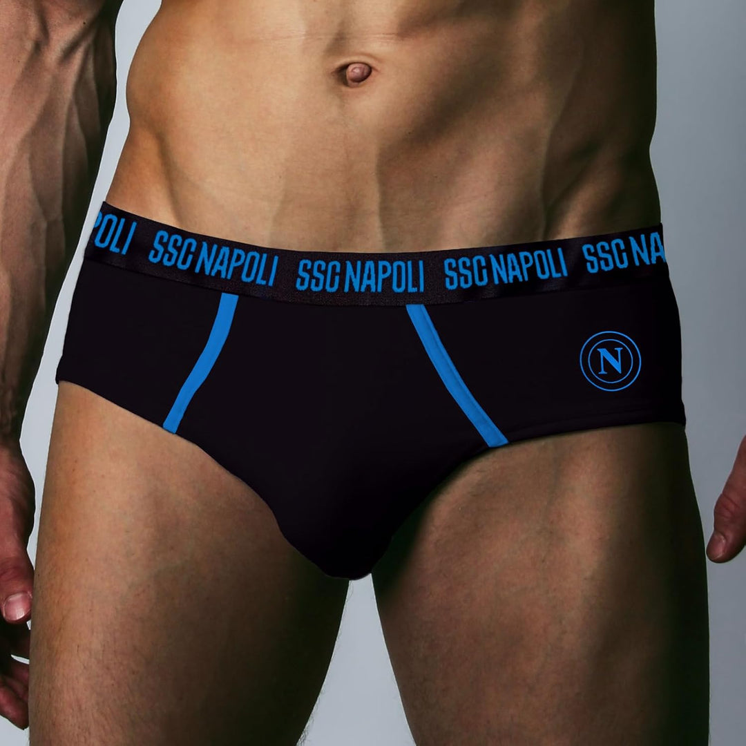SSC NAPOLI Hermet – Slip Uomo, Confezione da 2 pezzi