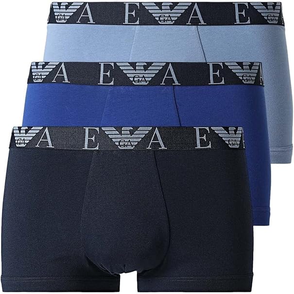 EMPORIO ARMANI Bold Monogram 3-Pack Boxer Uomo
