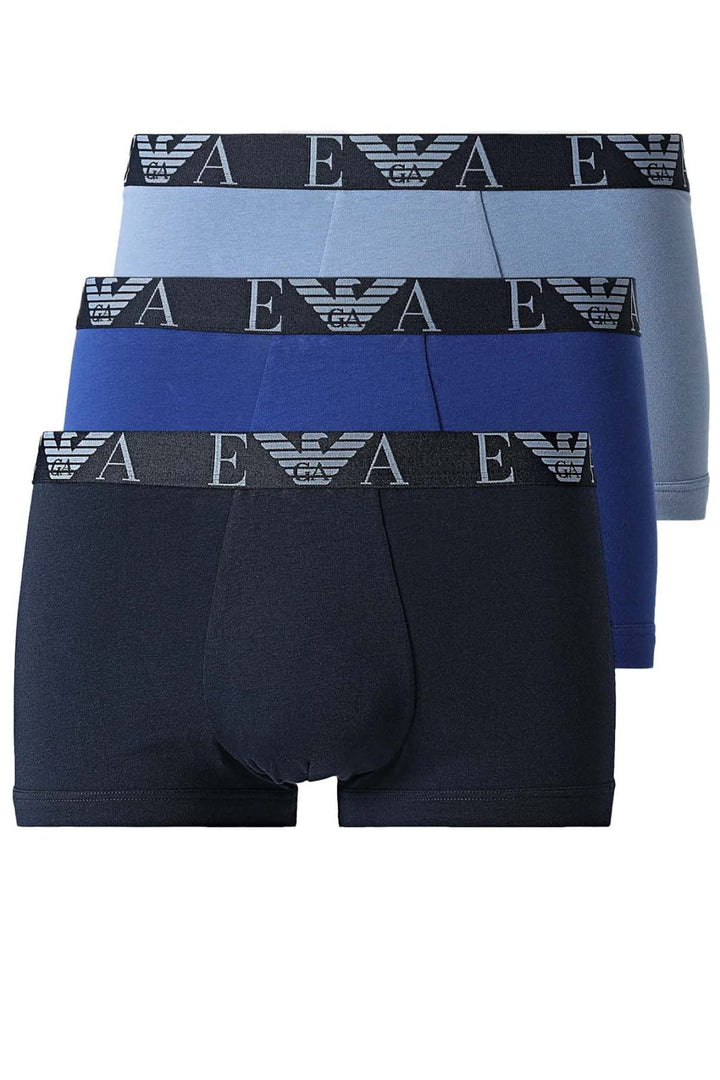 EMPORIO ARMANI Bold Monogram 3-Pack Boxer Uomo