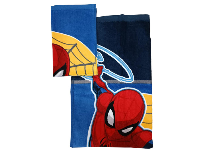 DISNEY- MARVEL Set 2 Asciugamani 100% Cotone spugna