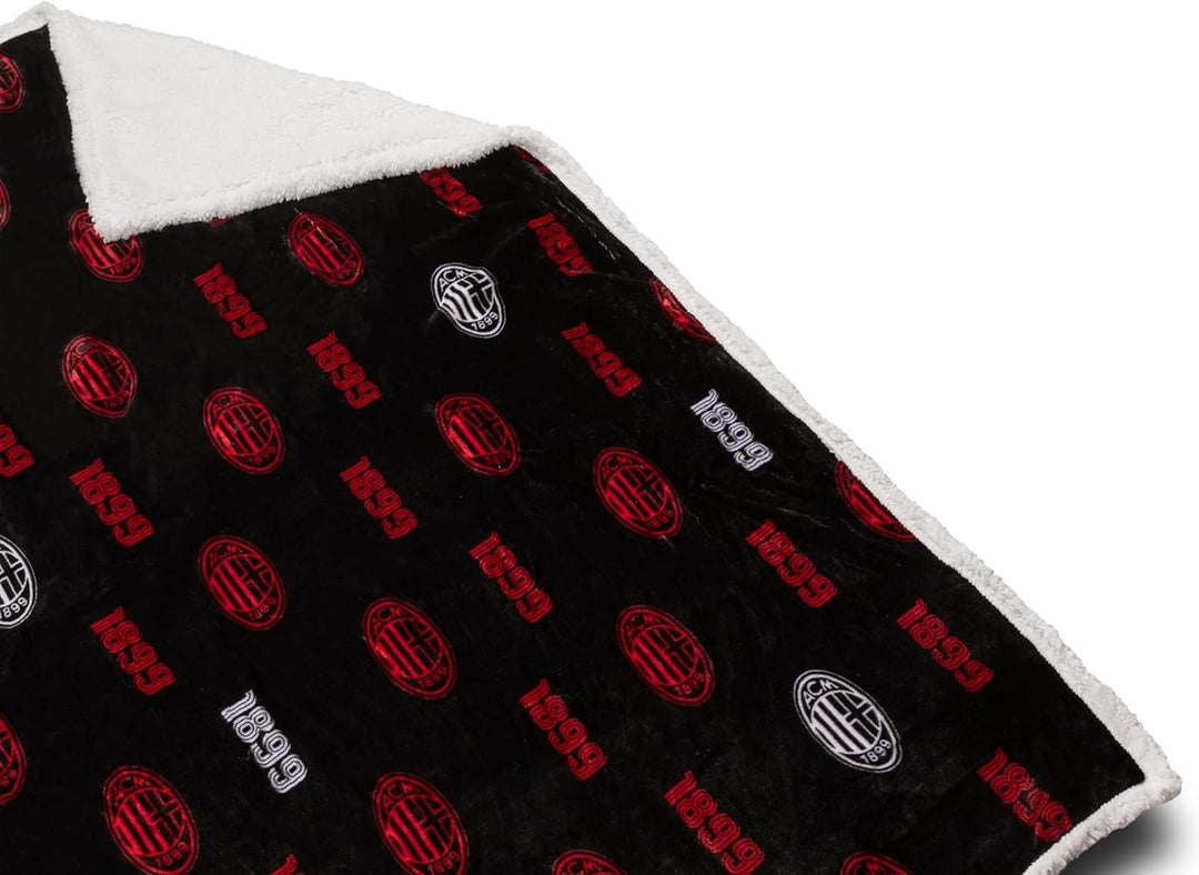 MILAN Coperta Sherpa / Plaid in Agnellato Sintetico, 130 x 160 cm, Prodotto Ufficiale