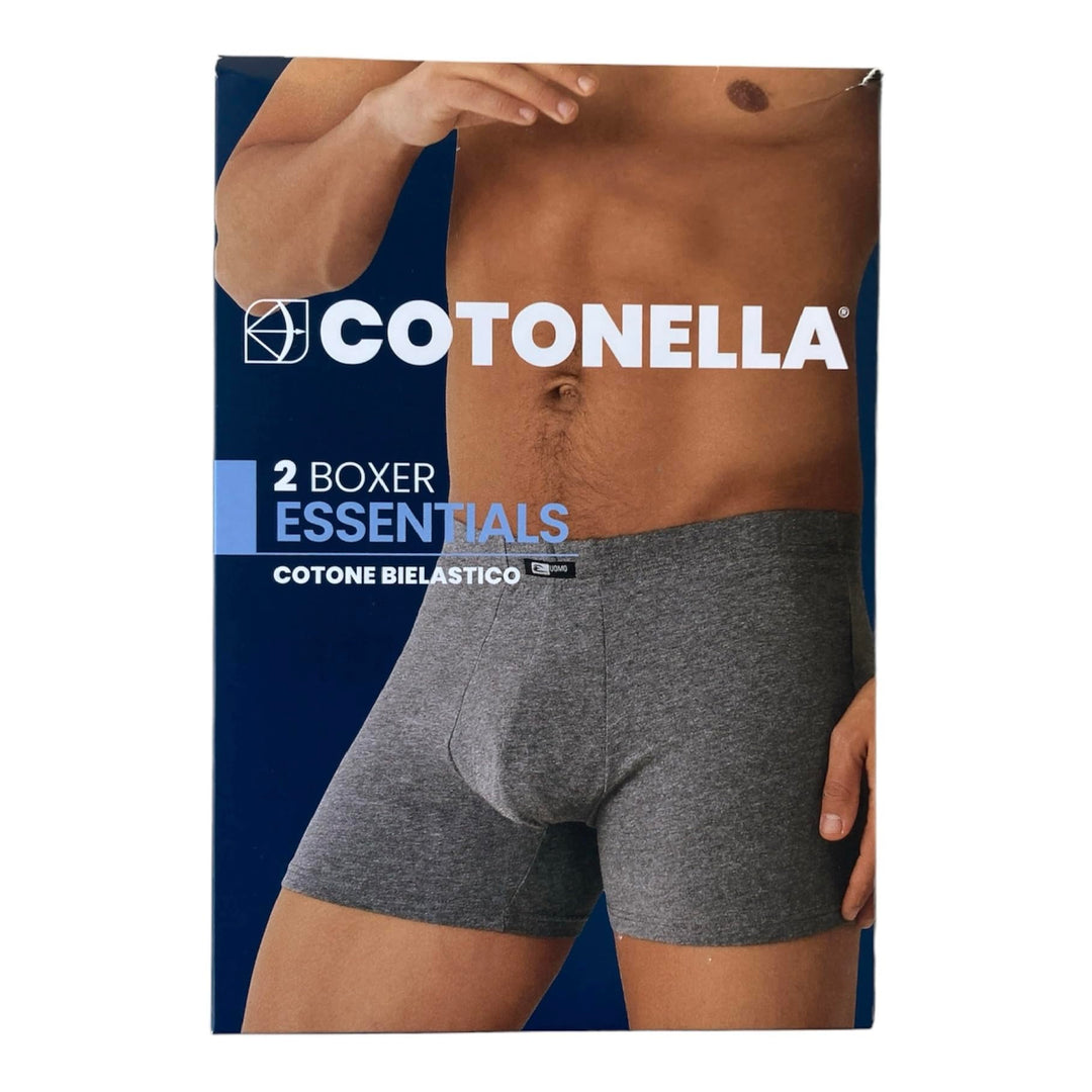 COTONELLA 6 Boxer Uomo Cotone Elasticizzato con Elastico Interno Art. 2397