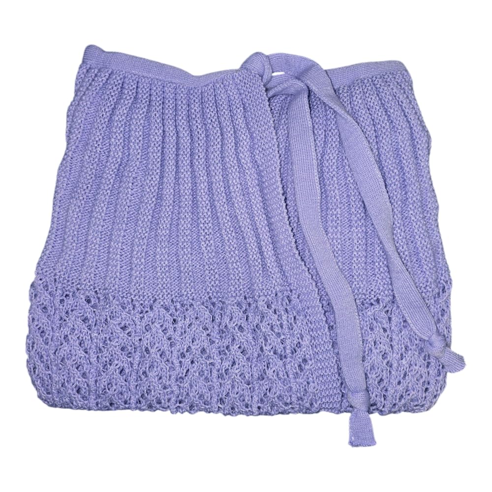 LA ROCCA mantellina lingerie donna taglia unica misto lana inclusa di babbucce