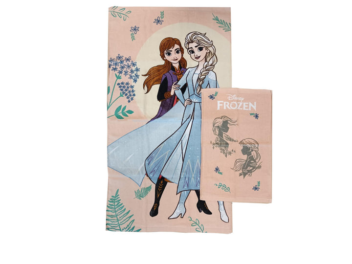 DISNEY- MARVEL Set 2 Asciugamani 100% Cotone spugna