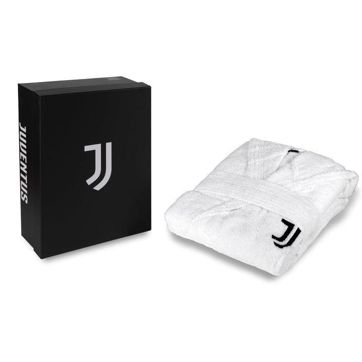 JUVENTUS Hermet – Accappatoio Unisex con Cappuccio in Spugna 380 gsm, 100% Cotone