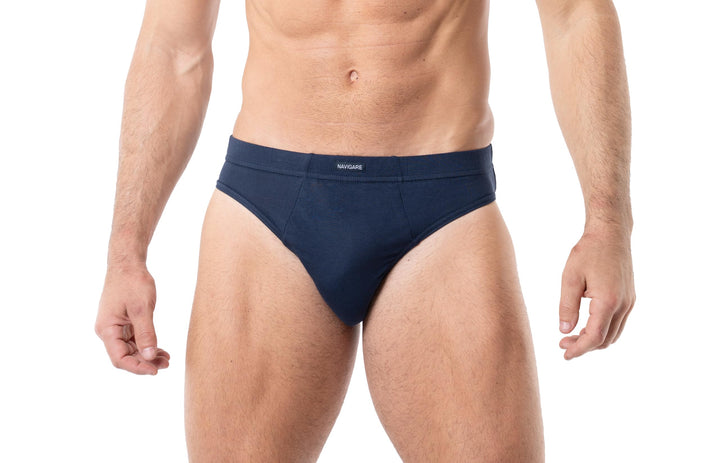 NAVIGARE Slip Uomo Art. 310 - Pacco da 6 Slip in 100% Cotone Extra Fine
