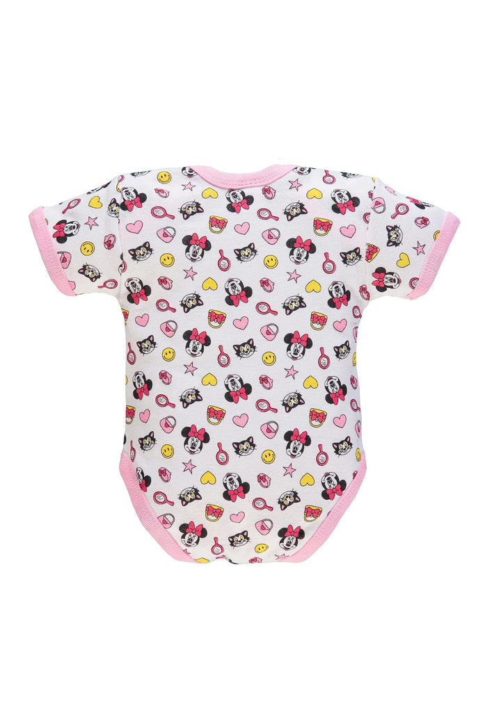 ELLEPI Body Disney Mezza Manica Neonato Cotone Minnie Topolino Confezione 2 Pz