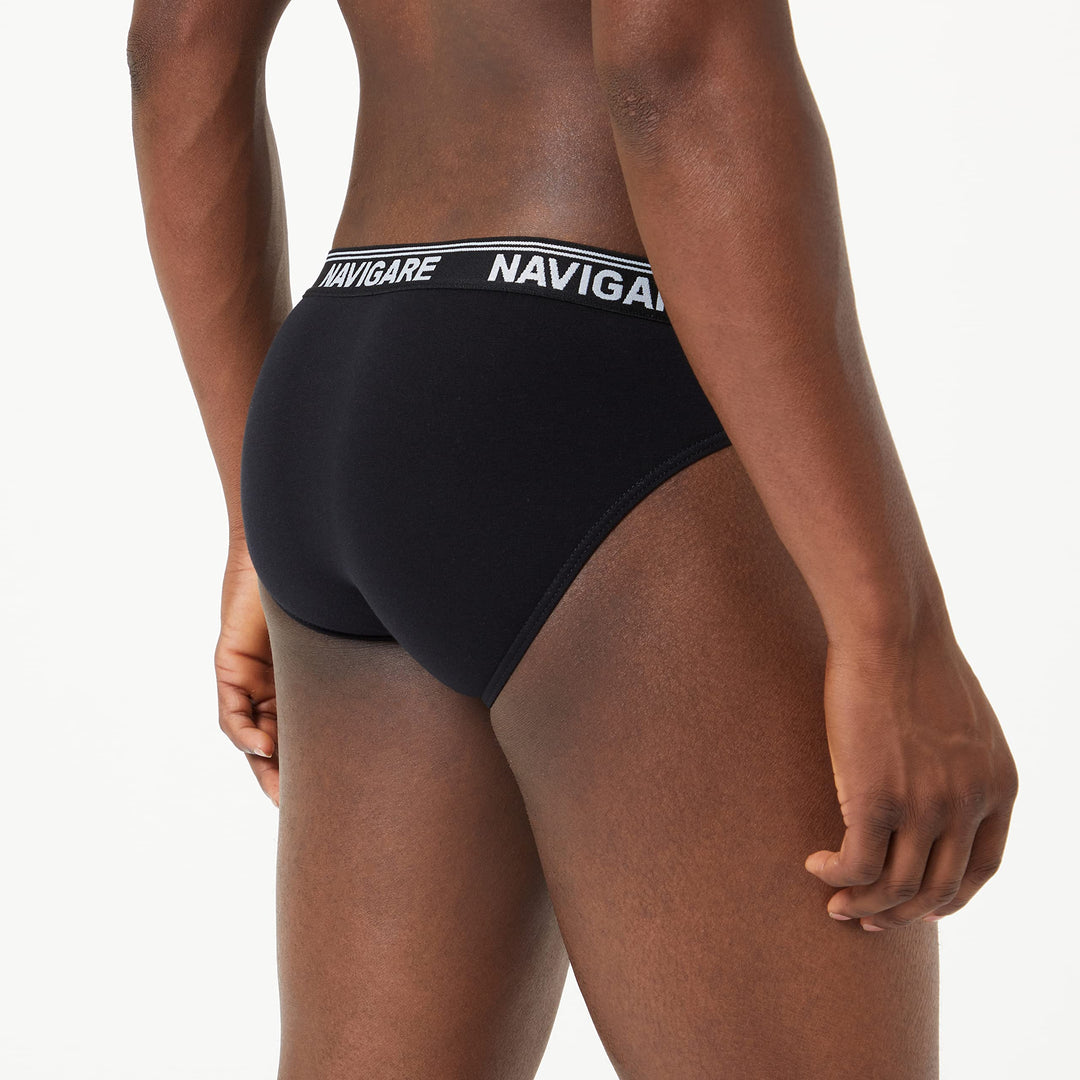 Navigare - 6 Slip Da Uomo Elasticizzato Elastico Esterno In Cotone Bie - Foto 3