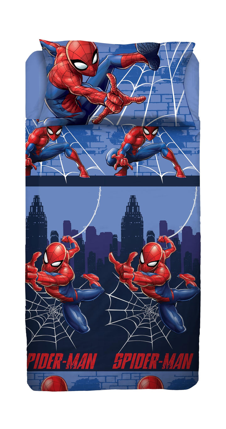 DISNEY MARVEL Completo Letto Singolo e Piazza e Mezza in Cotone (Prodotto Ufficiale)