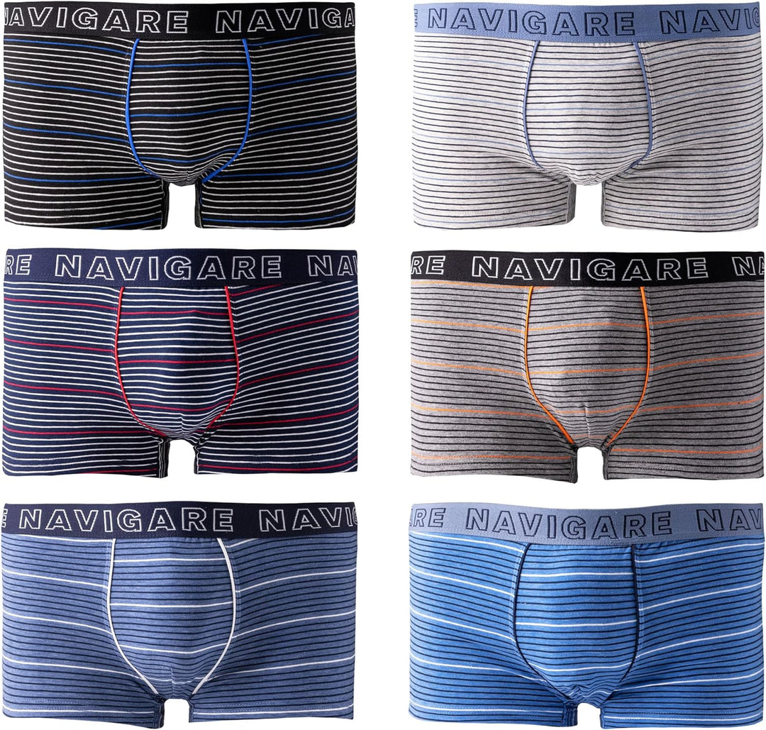 NAVIGARE 6 Fashion patterned men's boxers