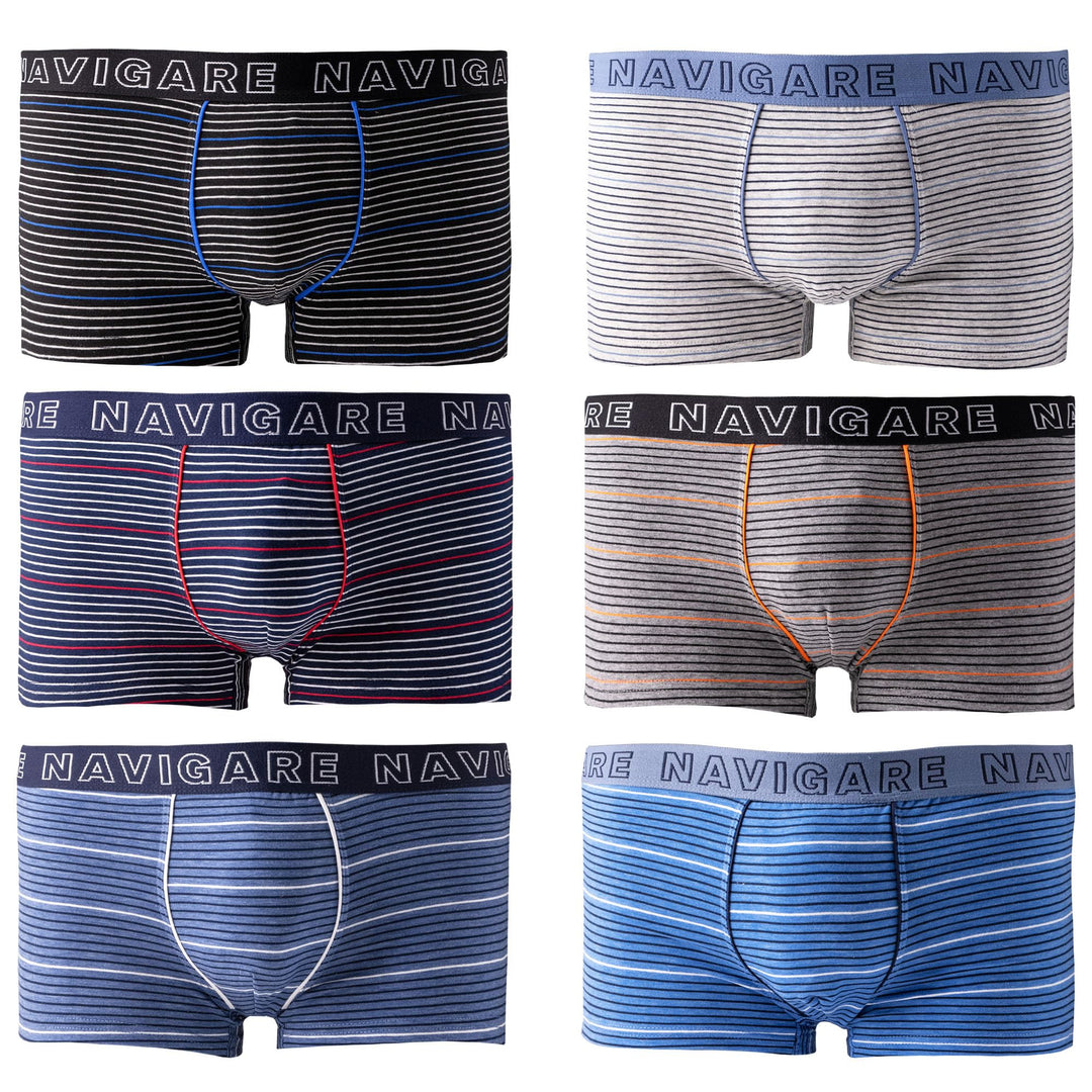 NAVIGARE 6 Fashion patterned men's boxers