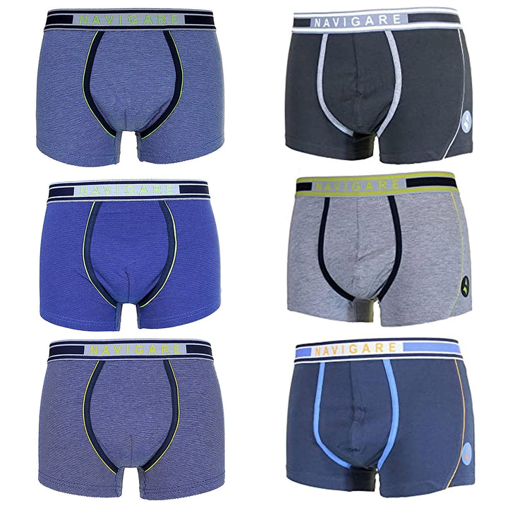 NAVIGARE 6 Fashion patterned men's boxers