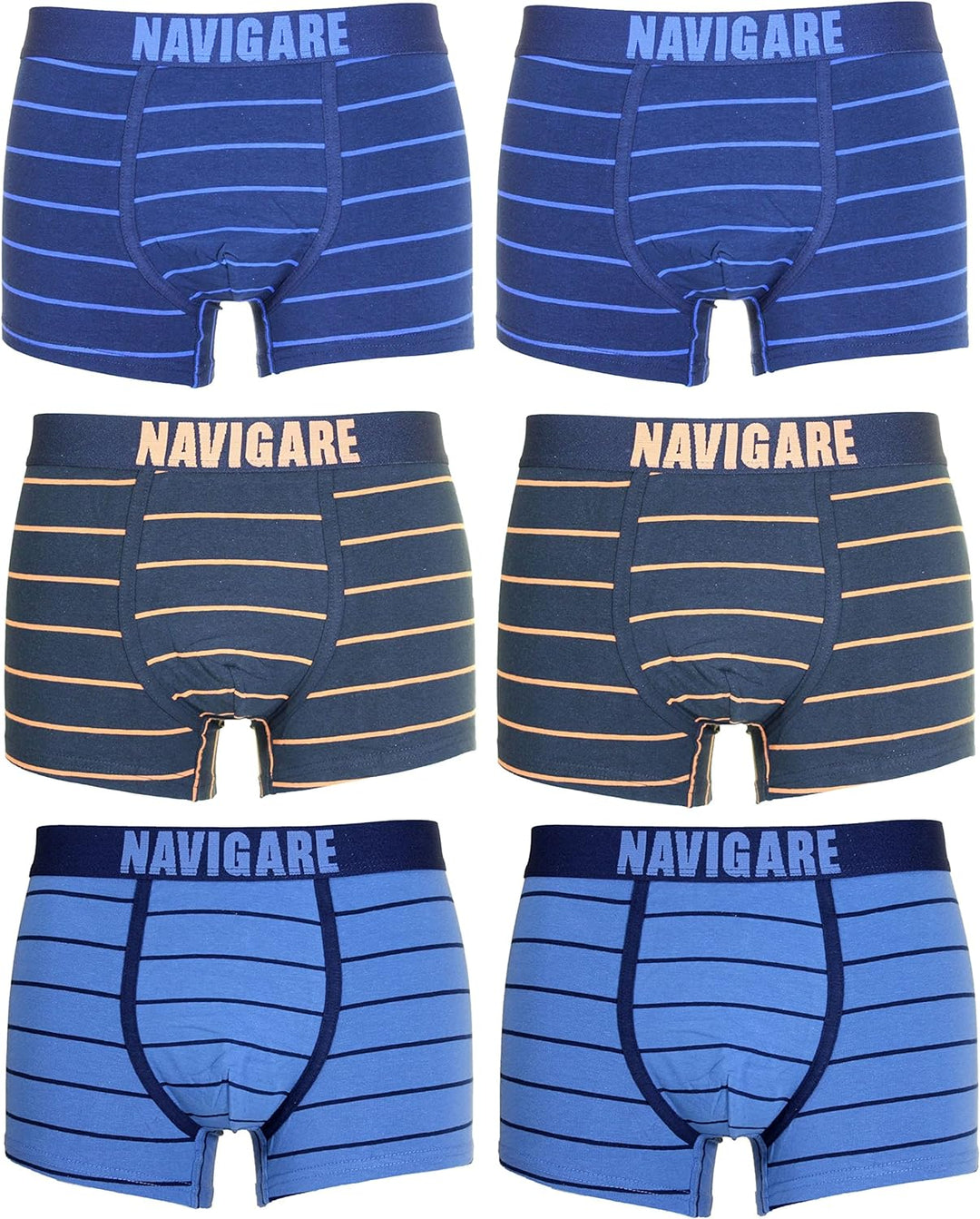 NAVIGARE 6 Boxer ragazzo fantasia moda da 3 a 16 anni