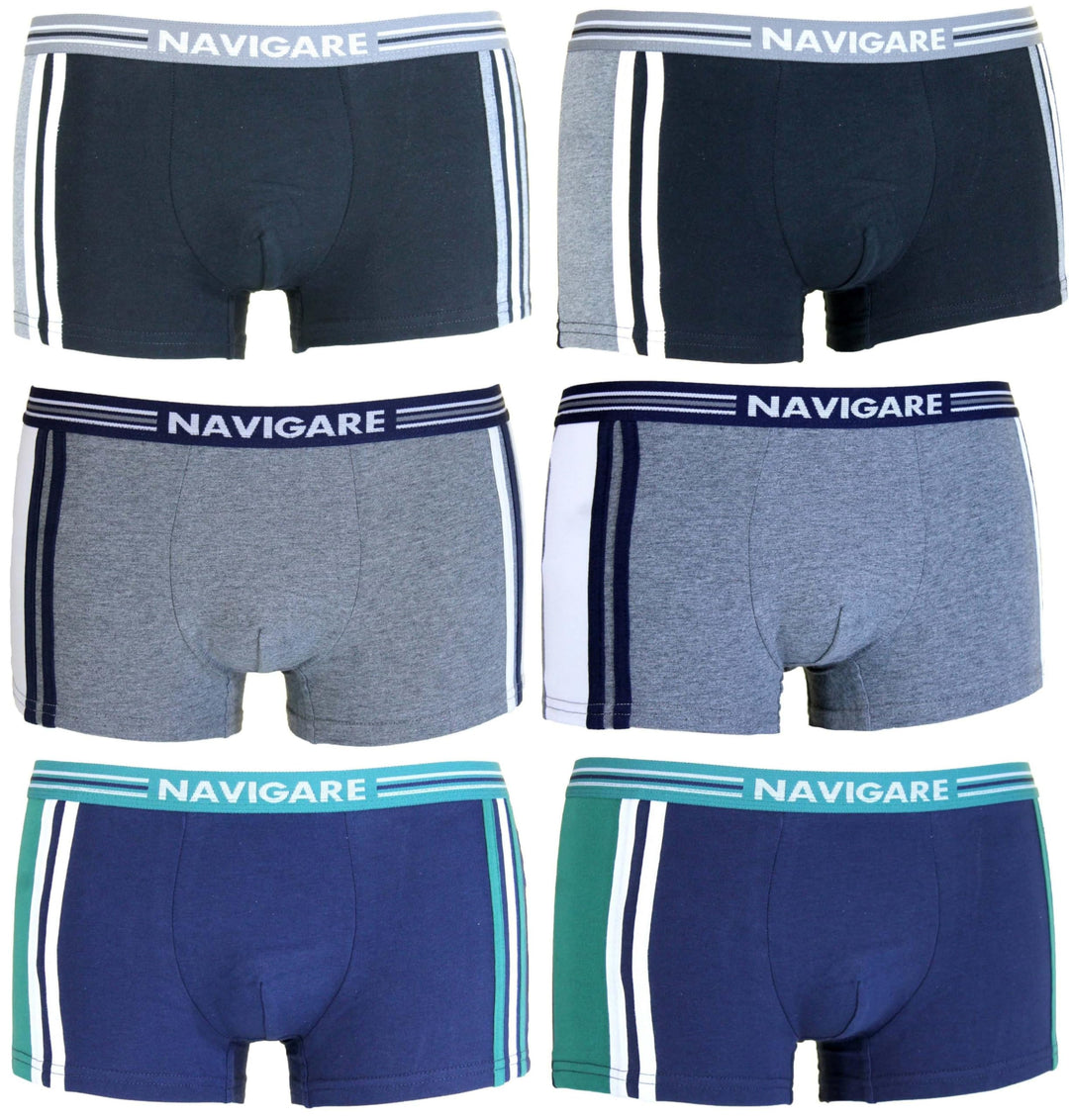 NAVIGARE 6 Boxer ragazzo fantasia moda da 3 a 16 anni