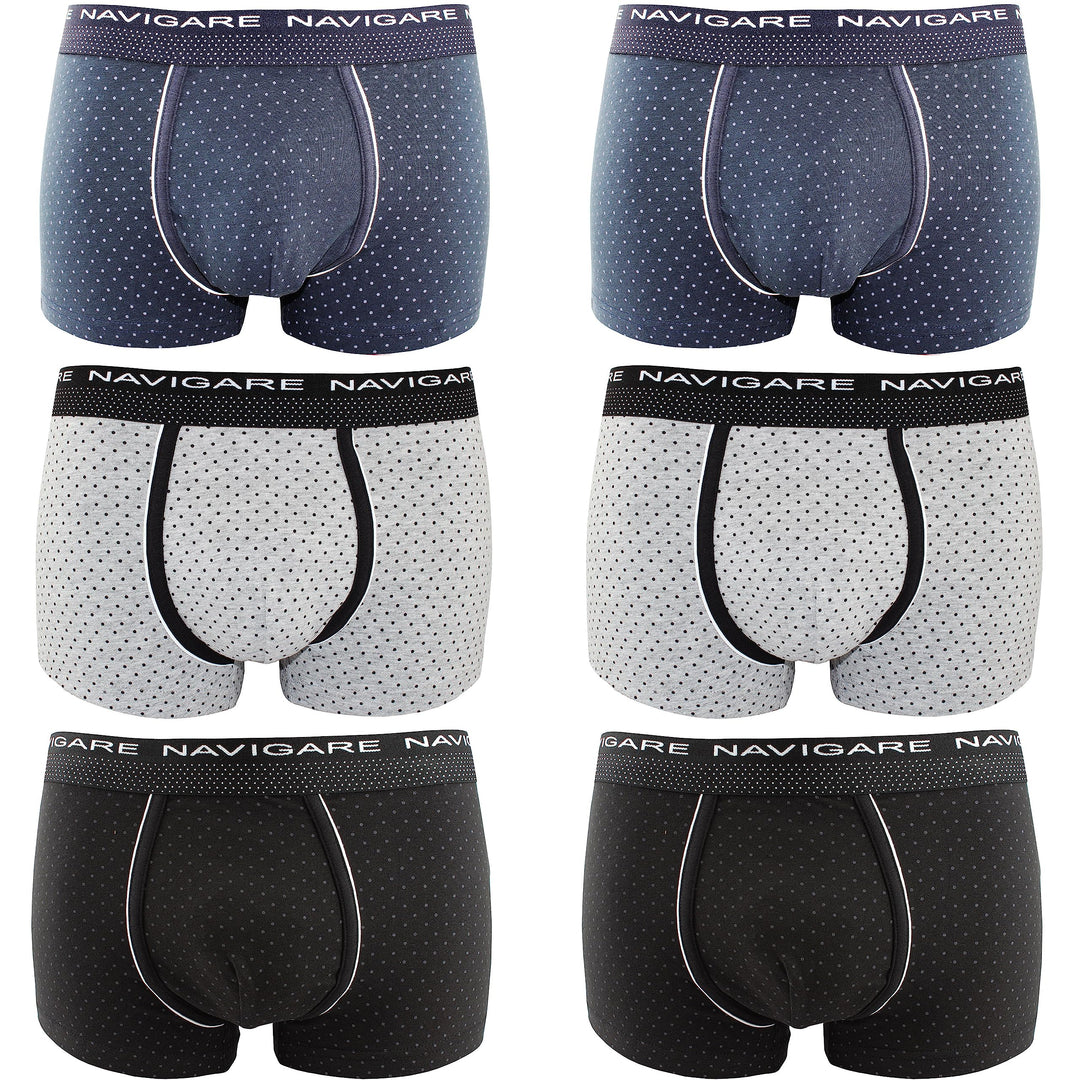 NAVIGARE 6 Fashion patterned men's boxers