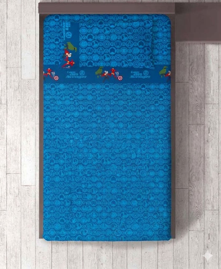 DISNEY Completo Lenzuola Letto Singolo in Cotone – Stitch, Avengers, Angels, Minnie