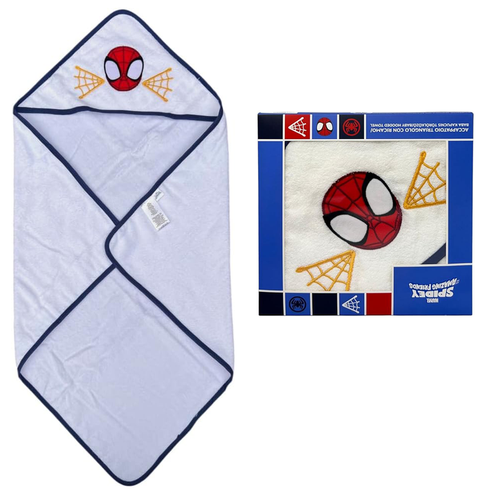 DISNEY-MARVEL Accappatoio Triangolo per neonato in spugna 100% cotone