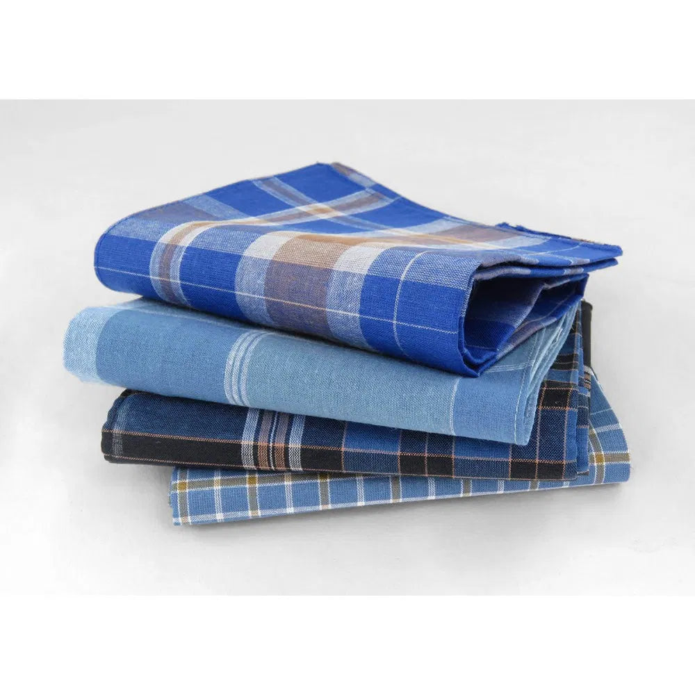 COLOMBO 12 Fazzoletti da Uomo in Puro Cotone 43 x 43 cm – Confezione Regalo Art. DARK