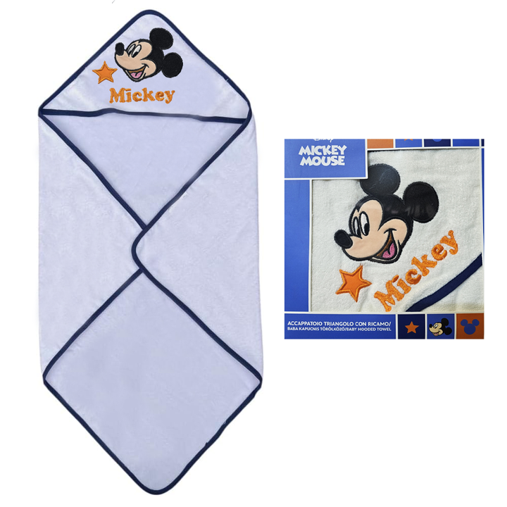 DISNEY-MARVEL Accappatoio Triangolo per neonato in spugna 100% cotone