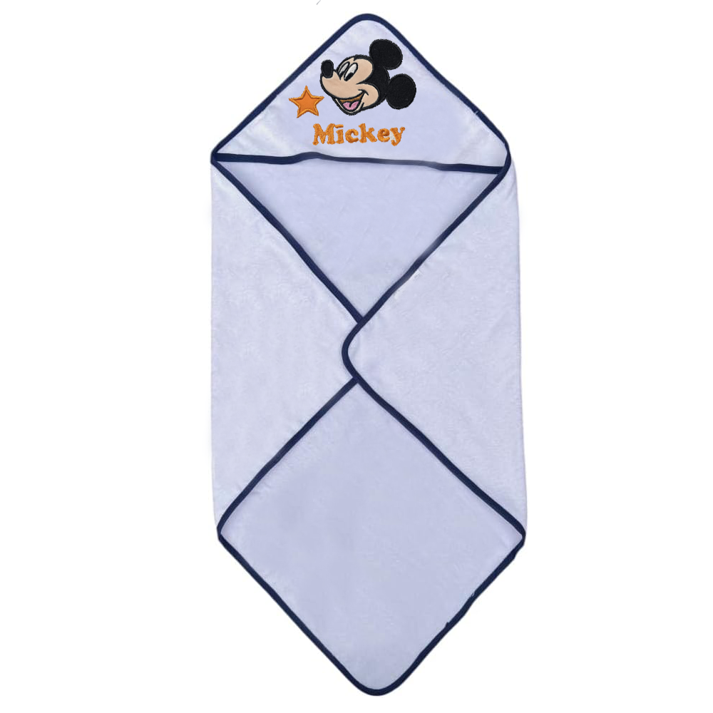 DISNEY-MARVEL Accappatoio Triangolo per neonato in spugna 100% cotone