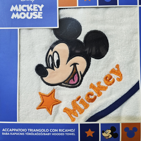 DISNEY-MARVEL Accappatoio Triangolo per neonato in spugna 100% cotone