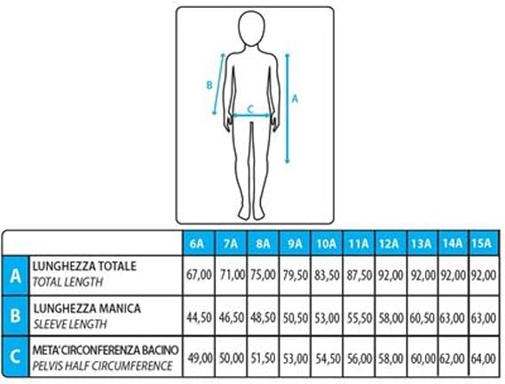 SIGGI Casacca Grembiule Scuola Bambino con Zip