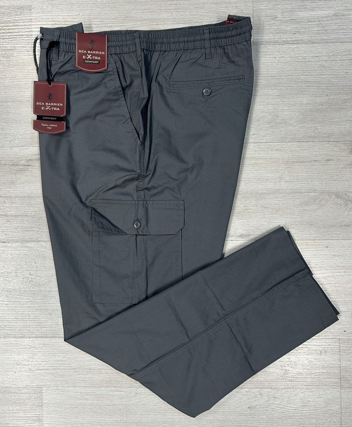 SEA BARRIER Pantalone uomo con tasconi taglie forti art. CHIR