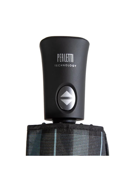 PERLETTI Ombrello Uomo Mini Apri E Chiudi Light Scozzese Art. 21713