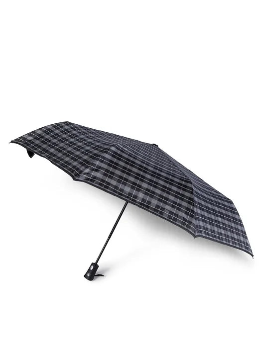 PERLETTI Ombrello Uomo Mini Apri E Chiudi Light Scozzese Art. 21713