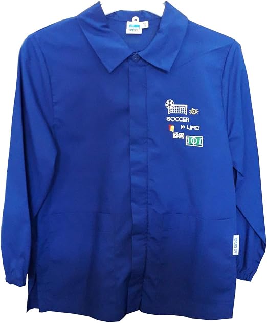SIGGI Casacca Grembiule Scuola Bambino con Zip