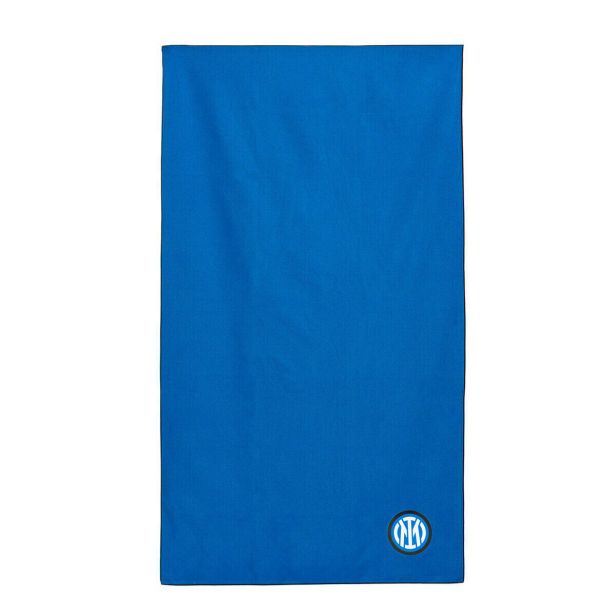 INTER Telo Mare/Sport in Microfibra - 90x170 cm con Borsa Portaoggetti