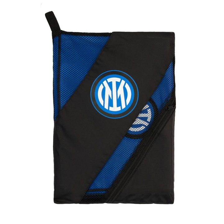 INTER Telo Mare/Sport in Microfibra - 90x170 cm con Borsa Portaoggetti